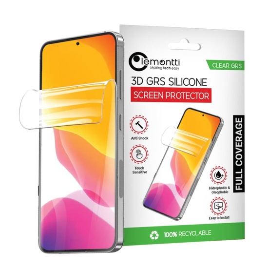Lemontti Folie Silicon 3D GRS Clear iPhone 12 / 12 Pro
