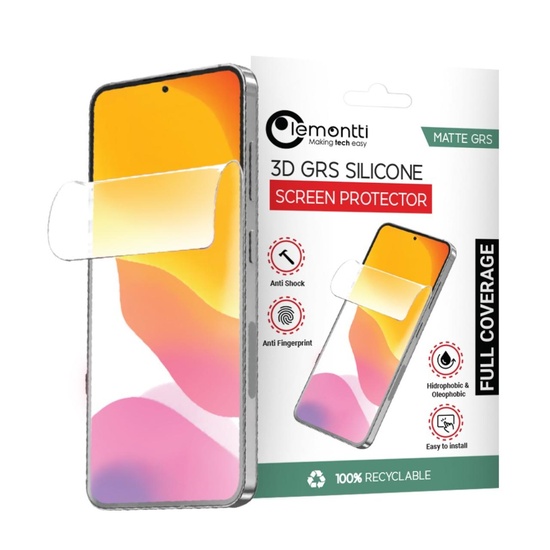 Lemontti Folie Silicon 3D GRS Matte iPhone 16