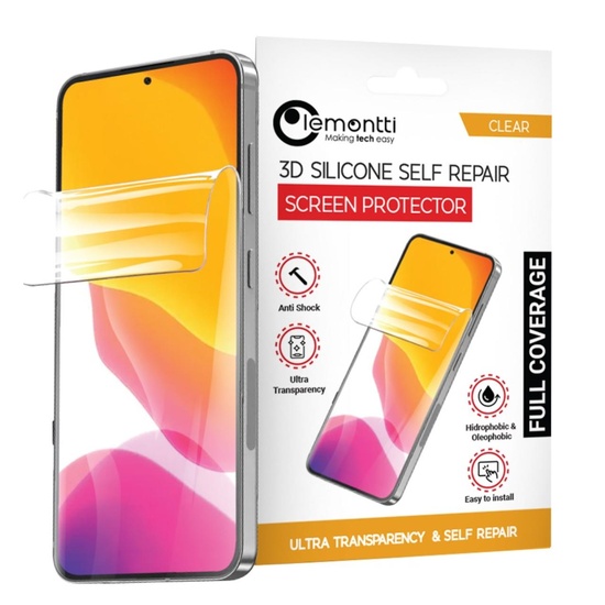 Lemontti Folie Silicon 3D Self-Repair Clear iPhone 16 Pro