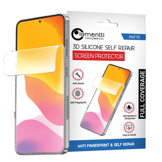 Lemontti Folie Silicon 3D Self-Repair Matte iPhone 14 / iPhone 13 / iPhone 13 Pro