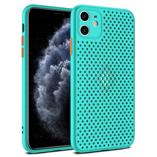 Lemontti Husa Bubble iPhone 12 Mini Turcoaz