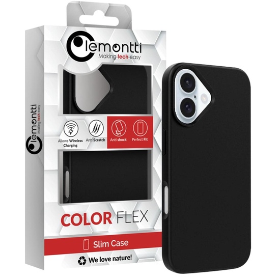 Lemontti Husa Biodegradabila Multiple Color Wheat MagSafe iPhone 16 Negru