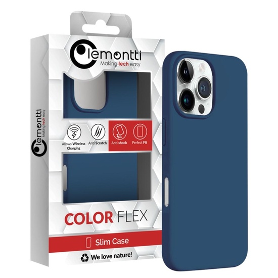 Lemontti Husa Biodegradabila Multiple Color Wheat MagSafe iPhone 16 Pro Albastru