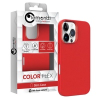Lemontti Husa Biodegradabila Multiple Color Wheat MagSafe iPhone 16 Pro Max Rosu