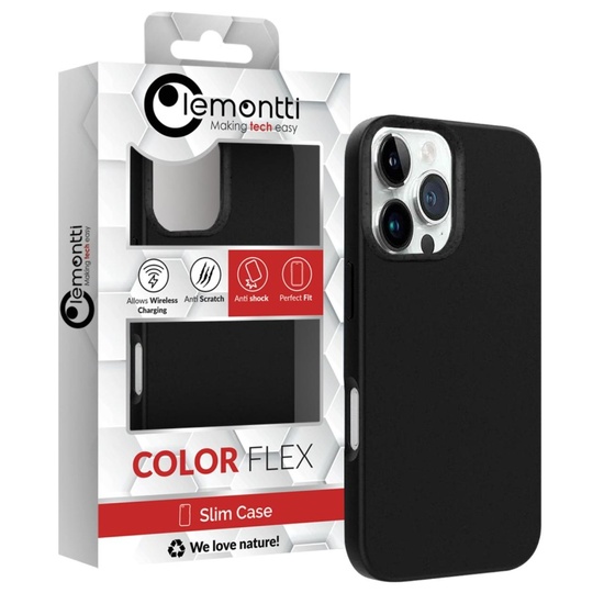 Lemontti Husa Biodegradabila Multiple Color Wheat MagSafe iPhone 16 Pro Negru