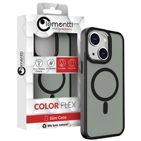 Lemontti Husa Color Matte MagSafe iPhone 15 Negru