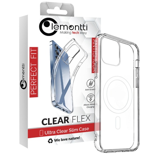 Lemontti Husa Guardian Magsafe iPhone 14 Transparent
