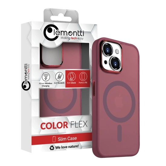 Lemontti Husa Guardian Magsafe iPhone 15 Transparent / Violet