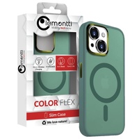 Lemontti Husa Guardian Magsafe iPhone 15 Transparent/ Verde