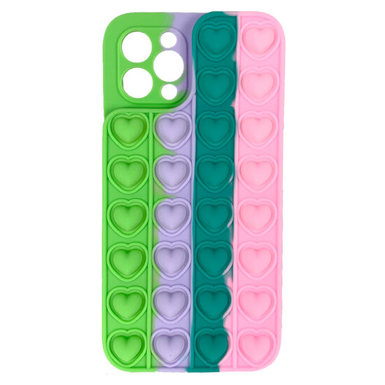 Husa iPhone 11 Pro Lemontti Heart Pop it Multicolor 5