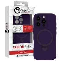 Lemontti Husa Liquid Silicon MagSafe iPhone 16 Pro Max, cu suport, Mov