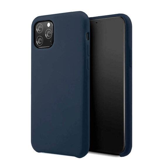 Husa iPhone 11 Pro Lemontti Silicone Lite Bleumarin
