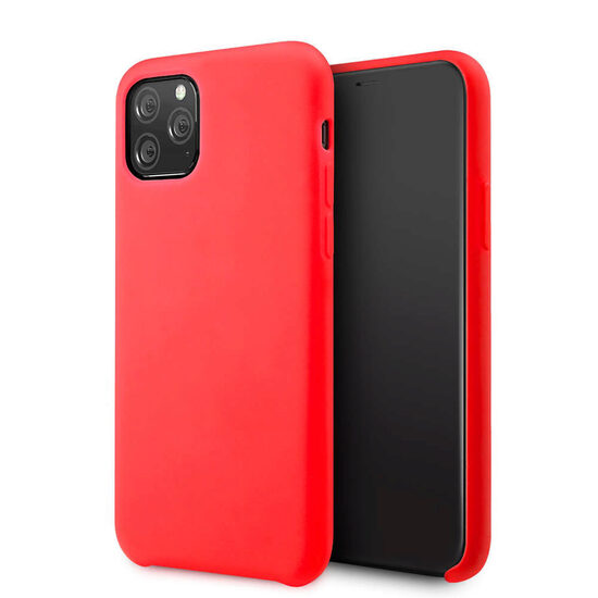 Husa iPhone 11 Pro Lemontti Silicone Lite Rosu