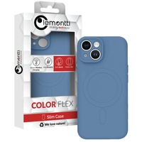 Lemontti Husa Silicon iPhone 15 MagSafe Albastru