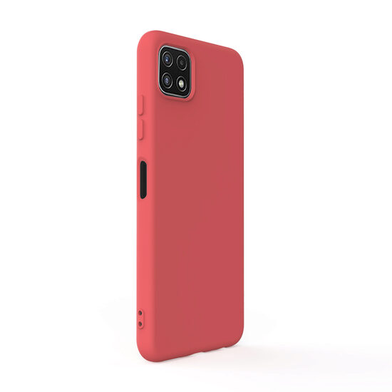 Husa Samsung Galaxy A22 5G Lemontti Silicon Soft Slim Santa Red