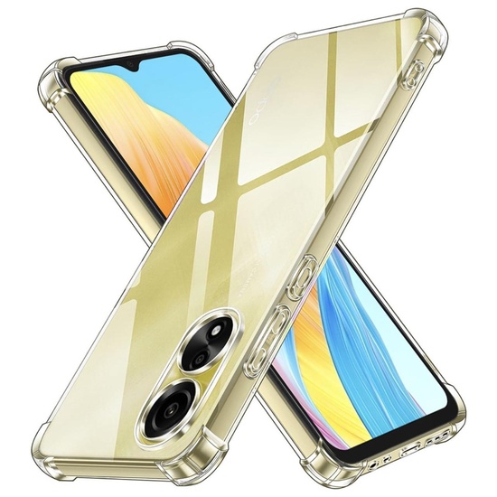 Lemontti Husa Shockproof Silicon Oppo A38 / A18 Transparent