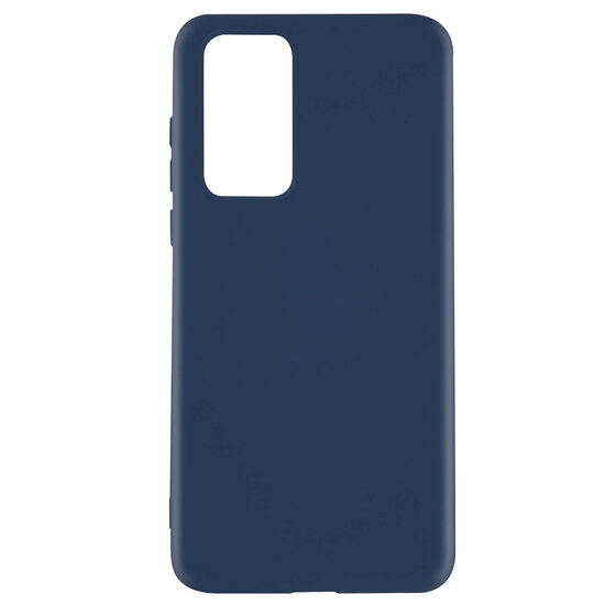 Husa Huawei P40 Lemontti Silicon Silky Albastru Inchis