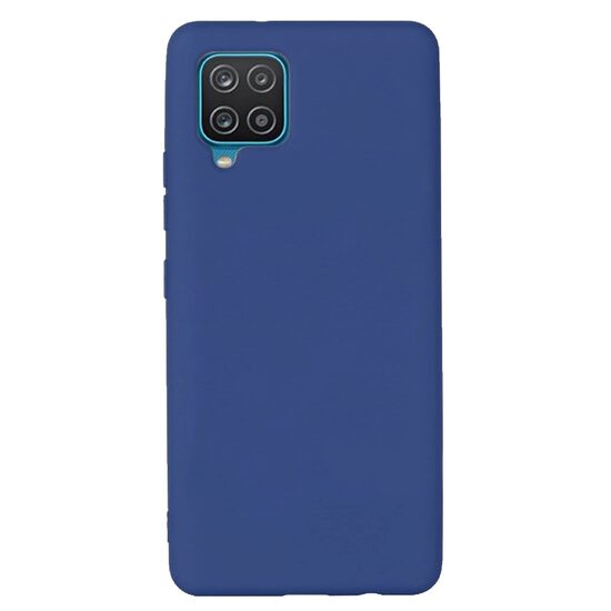 Husa Samsung Galaxy A22 4G Lemontti Silicon Silky Albastru Inchis