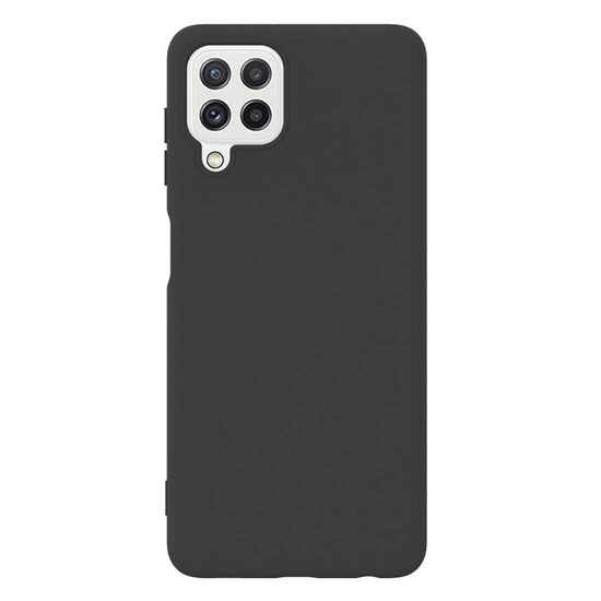 Husa Samsung Galaxy A22 4G Lemontti Silicon Silky Negru