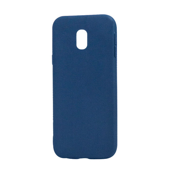 Lemontti Husa Silicon Silky Samsung Galaxy J5 (2017) Albastru Inchis