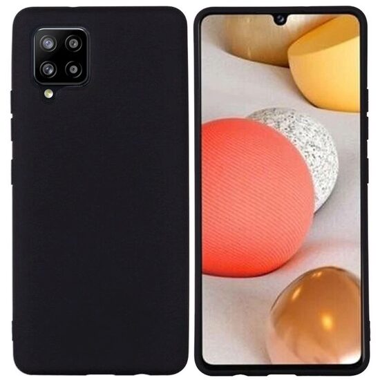 Husa Samsung Galaxy A42 5G Lemontti Silicon Silky Negru