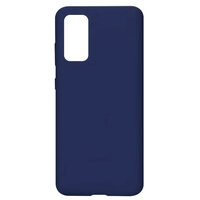 Husa Samsung Galaxy S20 Plus Lemontti Silicon Silky Albastru Inchis