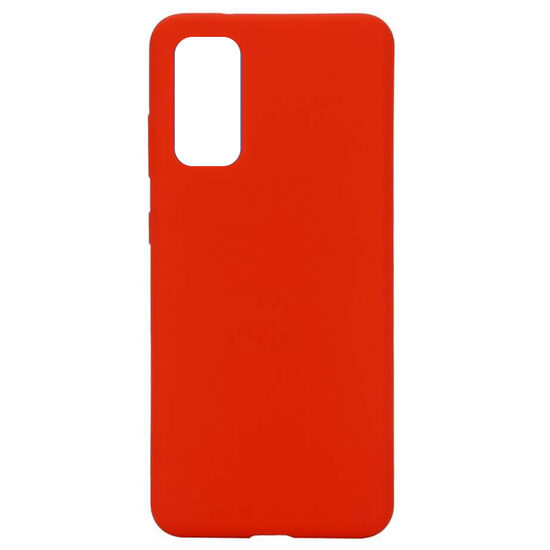 Husa Samsung Galaxy S20 Lemontti Silicon Silky Rosu