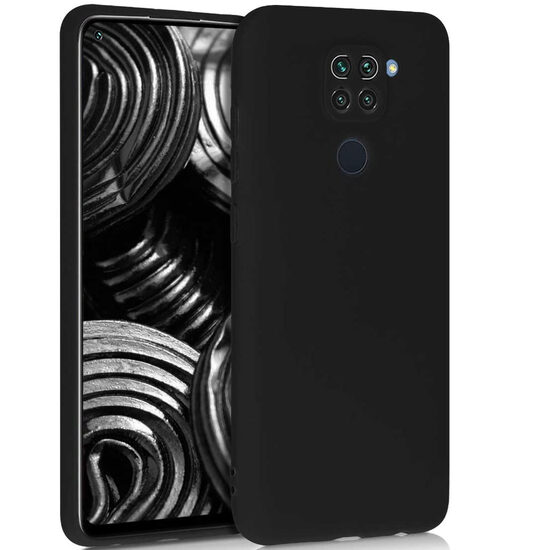 Husa Xiaomi Redmi Note 9 Lemontti Silicon Silky Negru