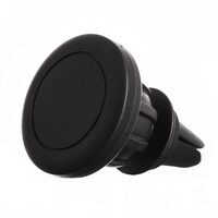 Suport Auto Lemontti Magnetic cu Rotire 360 Negru (Fixare pe Grila de Ventilatie)