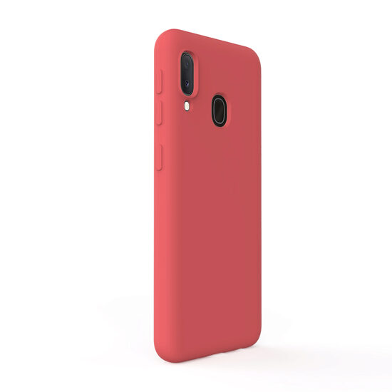 Husa Samsung Galaxy A20e Lemontti Silicon Soft Slim Santa Red