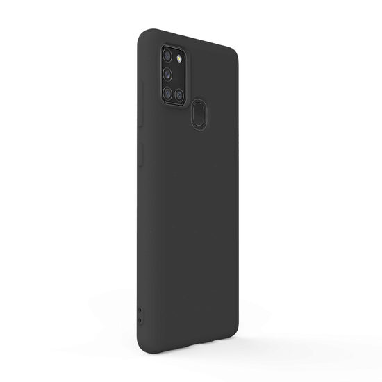 Husa Samsung Galaxy A21s Lemontti Silicon Soft Slim Black
