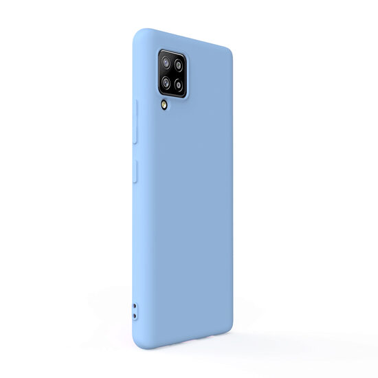 Husa Samsung Galaxy A42 Lemontti Silicon Soft Slim Light Blue