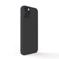 Husa iPhone 12 Pro Max Lemontti Silicon Soft Slim Black