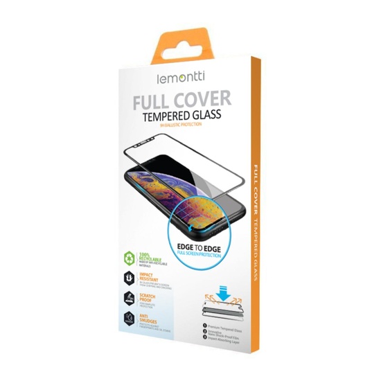 Folie Samsung Galaxy S20 Lemontti Sticla 3D Case Friendly Black