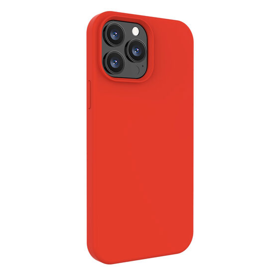 Husa iPhone 13 Pro Lemontti Liquid Silicon Red