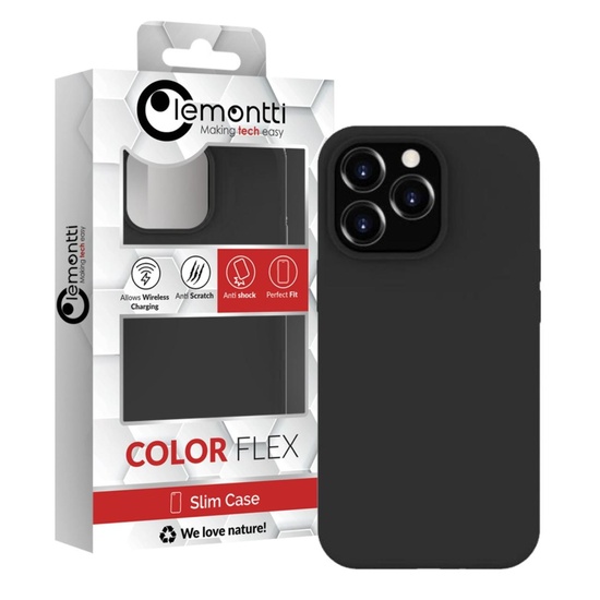 Husa iPhone 14 Pro Max Lemontti Liquid Silicon MagCharge Negru