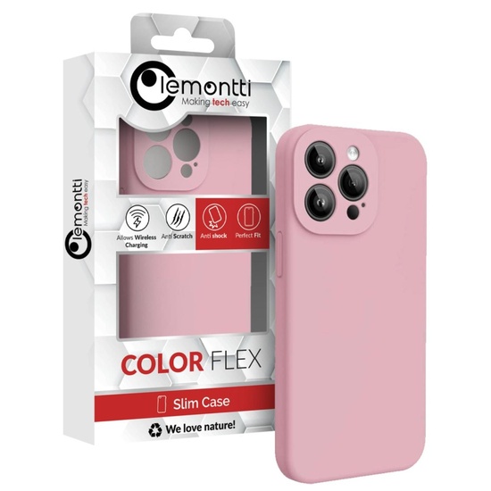 Lemontti Husa Liquid Silicon MagCharge iPhone 15 Pro Max Crem (protectie 360°, material fin, captusit cu microfibra)