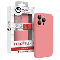 Lemontti Husa Liquid Silicon MagCharge iPhone 15 Pro Max Roz (protectie 360°, material fin, captusit cu microfibra)