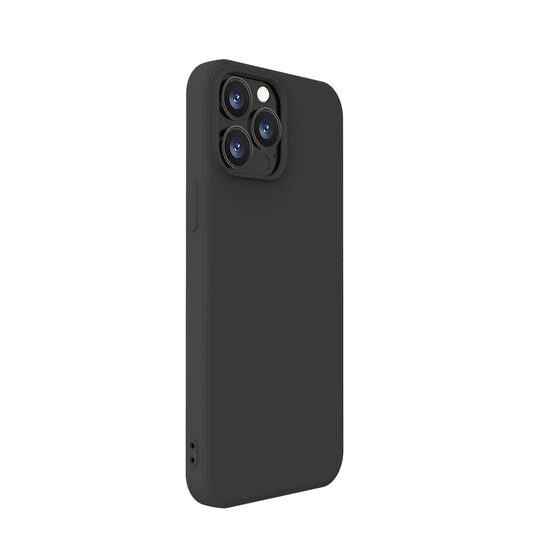 Husa iPhone 13 Pro Lemontti Silicon Soft Slim Black