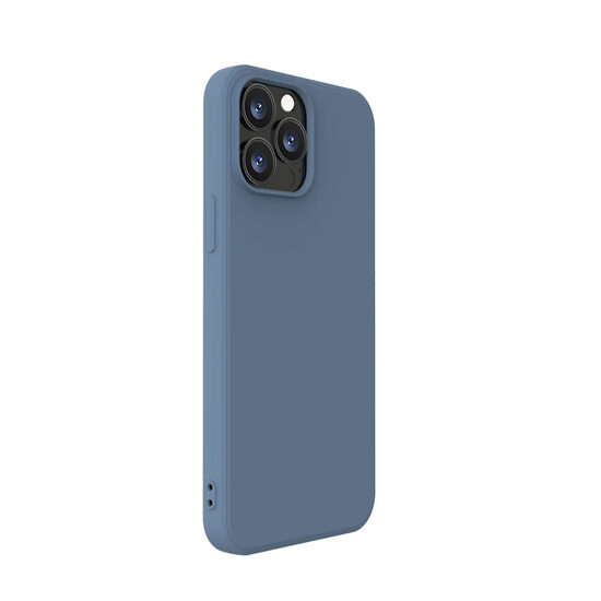 Husa iPhone 13 Pro Lemontti Silicon Soft Slim Lavender Gray