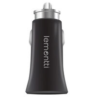 Incarcator Auto Lemontti 3.4A Dual USB Negru resigilat