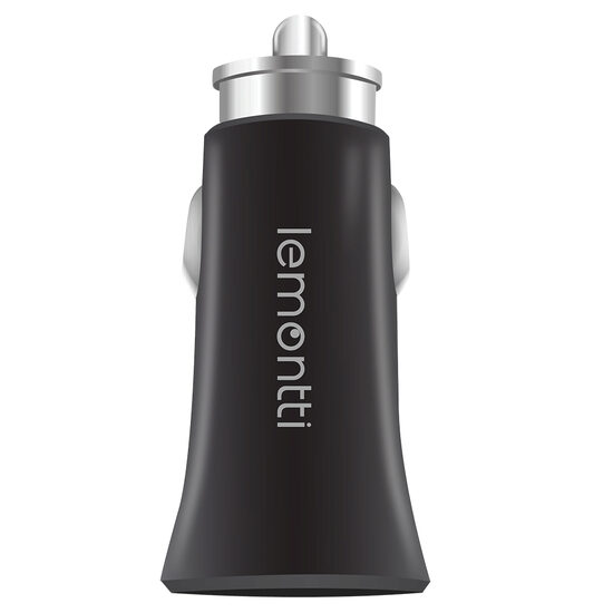 Incarcator Auto Lemontti 3.4A Dual USB Negru resigilat