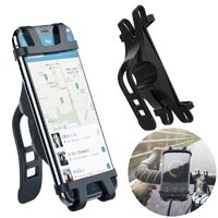 Suport Telefon pentru Bicicleta Ugreen Silicon LP116 Black (prindere de ghidon)