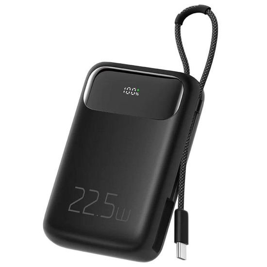 Mcdodo Acumulator Extern Digial Display 10000mAh, 22.5W, cablu Type-C inclus, Negru