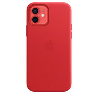 Husa Original iPhone 12 / 12 Pro Apple Leather, MagSafe, Red