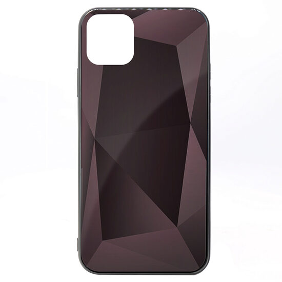 Carcasa iPhone 11 Meleovo Glass Diamond Rose Gold