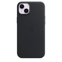 Husa Originala iPhone 14 Plus Apple Leather, MagSafe, Midnight