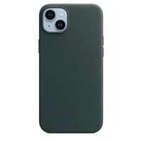 Husa Originala iPhone 14 Plus Apple Leather, MagSafe, Forest Green