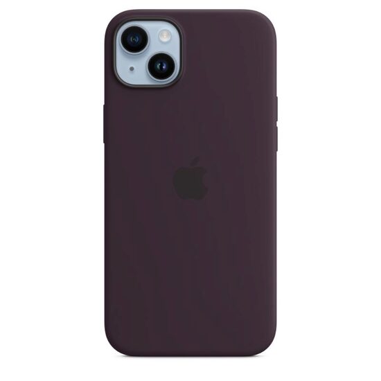 Husa Originala iPhone 14 Plus Apple Silicon, MagSafe, Elderberry