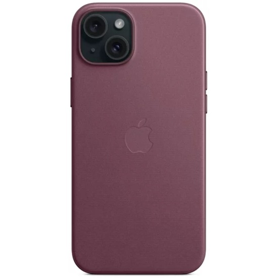 Apple Husa Originala FineWoven iPhone 15 Plus, MagSafe, Mulberry